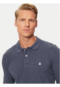 United Colors of Benetton - United Colors Of Benetton Polo 3088U3025 Granatowy Regular Fit. Typ kołnierza: polo. Kolor: niebieski. Materiał: bawełna #2