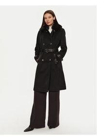 Guess Płaszcz przejściowy Amelia W4BL46 WGKI2 Czarny Regular Fit. Kolor: czarny. Materiał: syntetyk #2