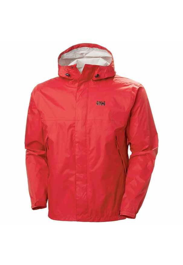 Kurtka przeciwdeszczowa męska Helly Hansen Loke. Kolor: czerwony. Sport: turystyka piesza