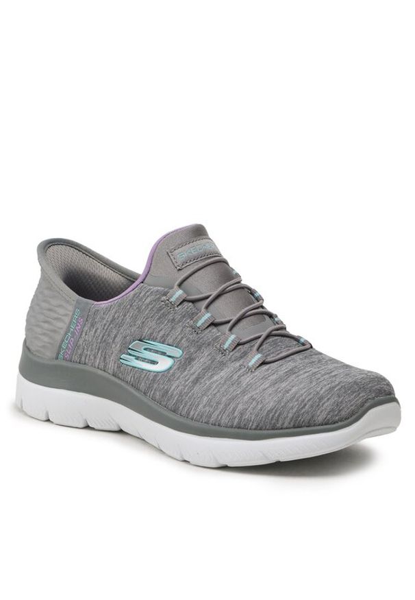 skechers - Sneakersy Skechers. Kolor: szary