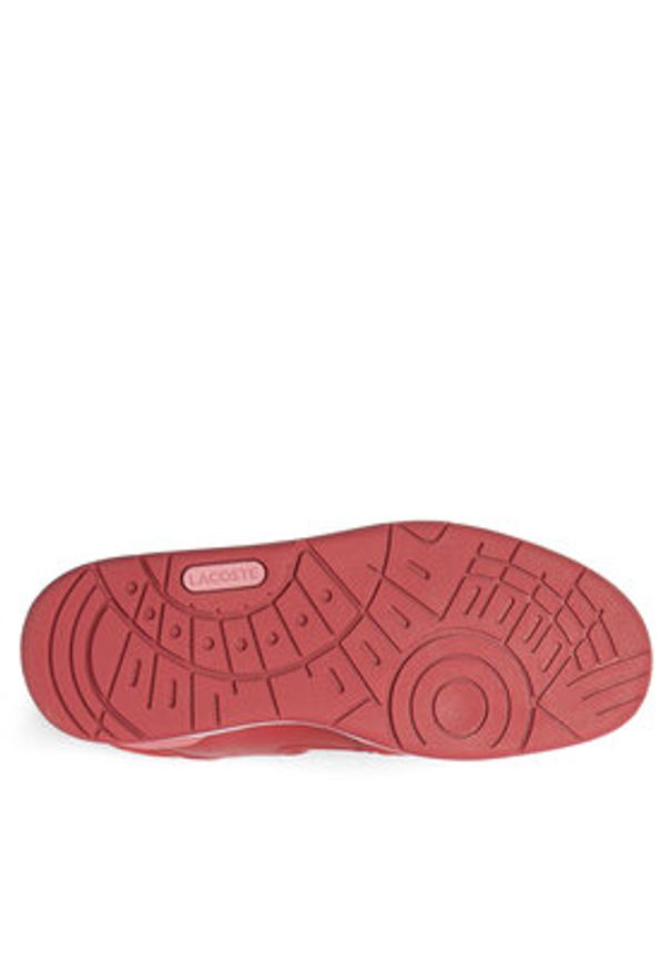 Lacoste Sneakersy Court Cage 747SFA0045 Różowy. Kolor: różowy. Materiał: skóra