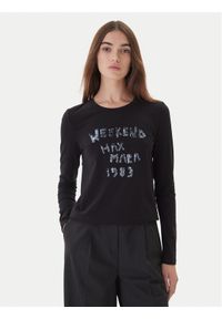 Weekend Max Mara Bluzka Renoir 2525946032 Czarny Regular Fit. Kolor: czarny. Materiał: bawełna