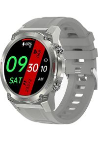 Smartwatch Oukitel BT50 Szary Srebrny (BT50-SR/OL). Rodzaj zegarka: smartwatch. Kolor: srebrny, wielokolorowy, szary