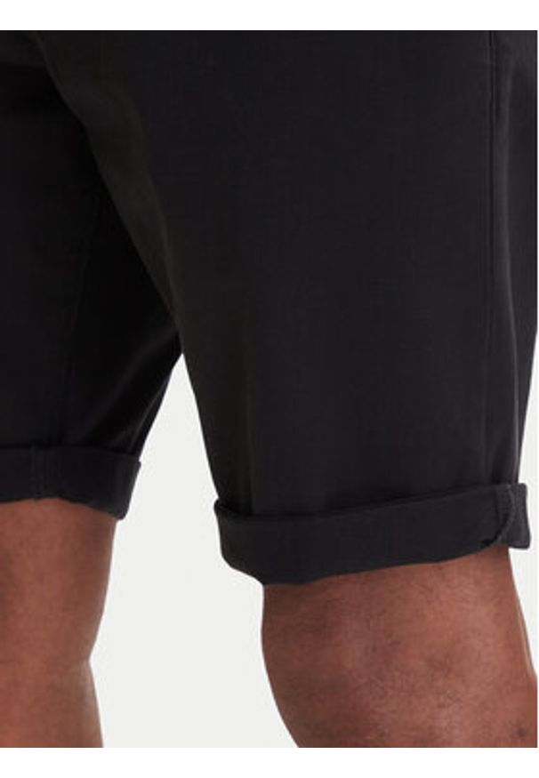 Tommy Jeans Szorty materiałowe Scanton DM0DM22852 Czarny Slim Fit. Kolor: czarny. Materiał: bawełna