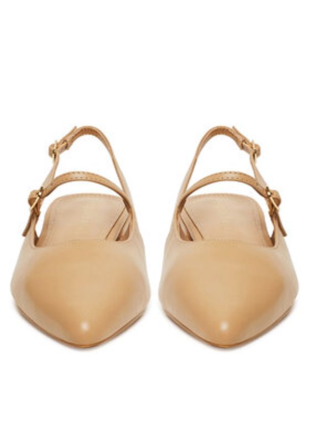 Sergio Bardi Baleriny WYL4078-1Z-SB Beżowy. Kolor: beżowy. Materiał: skóra