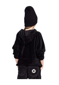 ROBERT KUPISZ - Czarna bluza z logo Kids Velvet. Typ kołnierza: kaptur. Kolor: czarny. Materiał: tkanina. Wzór: aplikacja #4