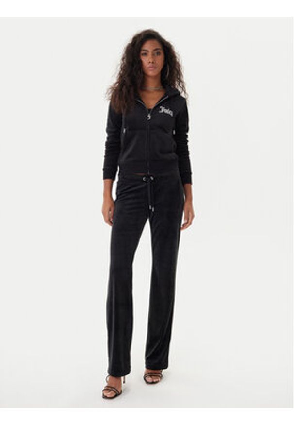 Juicy Couture Spodnie dresowe Christine JCWBJ225311 Czarny Flared Leg. Kolor: czarny. Materiał: syntetyk