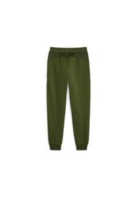 Spodnie sportowe męskie Puma 62129431. Kolor: zielony. Materiał: dresówka