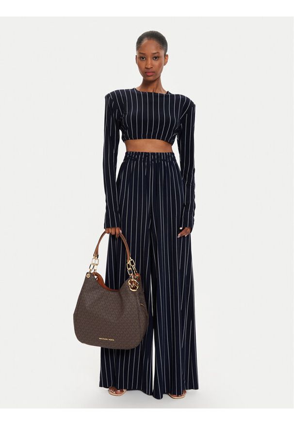 MICHAEL Michael Kors Torebka Lillie 30T9G0LE3B Brązowy. Kolor: brązowy. Materiał: skórzane