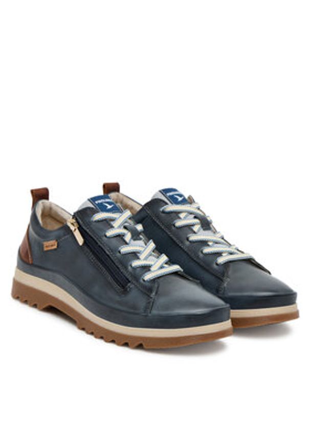 Pikolinos Półbuty W3W-6979 Granatowy. Kolor: niebieski. Materiał: skóra