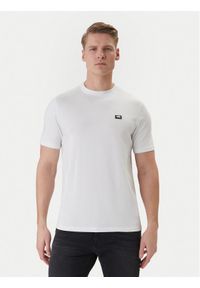 Karl Lagerfeld - KARL LAGERFELD T-Shirt 755052 562235 Biały Regular Fit. Typ kołnierza: dekolt w karo. Kolor: biały. Materiał: bawełna #1