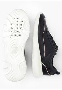Geox - Sneakersy damskie czarne GEOX D ALLENIEE. Okazja: na co dzień, na spacer, do pracy. Kolor: czarny. Sport: turystyka piesza #2