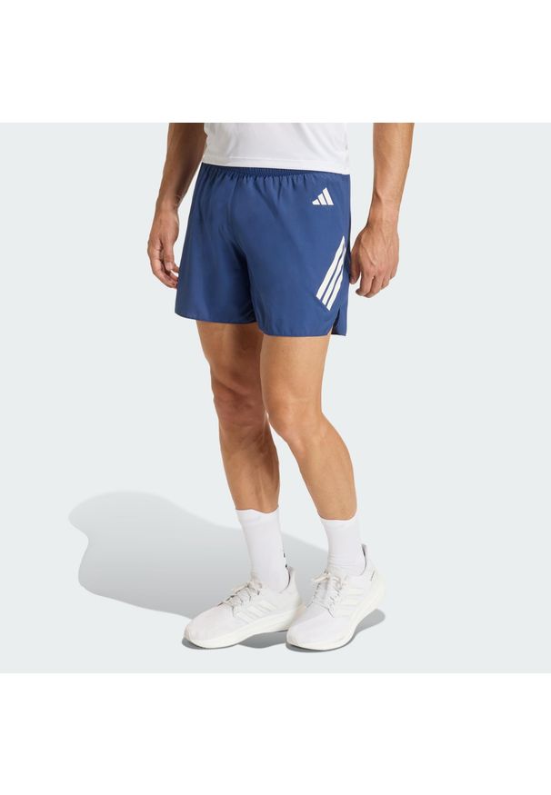 Adidas - Szorty adi365 FORMOTION. Kolor: niebieski. Sport: bieganie, fitness