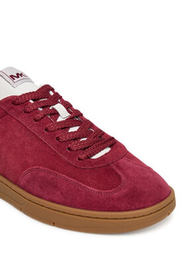 MICHAEL Michael Kors Sneakersy Wilton 42T5WLFS1S Bordowy. Kolor: czerwony. Materiał: nubuk, skóra