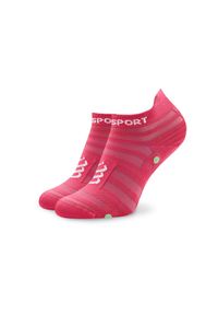 Skarpety Niskie Unisex Compressport. Kolor: różowy