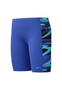 Jammery pływackie dziecięce Speedo HyperBoom Panel Jammer. Kolor: wielokolorowy, niebieski