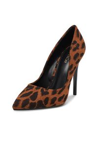 DeeZee Szpilki AB-4503-1 Brązowy. Kolor: brązowy. Materiał: materiał. Obcas: na szpilce #6