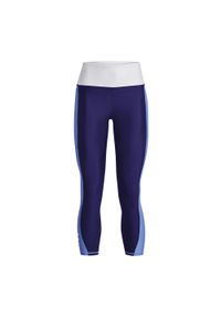 Legginsy fitness damskie Under Armour Blocked Ankle. Kolor: niebieski. Sport: fitness #1