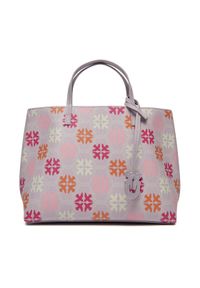 Pinko Torebka Carrie Shopper Classic PE 24 PLTT 102833 A1EM Fioletowy. Kolor: fioletowy. Materiał: skórzane #1