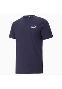 Koszulka męska Puma ESS Small Logo Tee. Kolor: niebieski