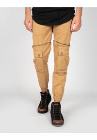 Xagon Man Spodnie | P21032-S413C | Mężczyzna | Brązowy. Okazja: na co dzień. Kolor: brązowy. Materiał: elastan, bawełna. Styl: casual