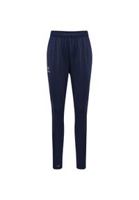 Spodnie damskie do Joggingu Hummel HmlStaltic. Kolor: fioletowy, niebieski, wielokolorowy. Materiał: prążkowany, dresówka, tkanina. Sport: bieganie #1