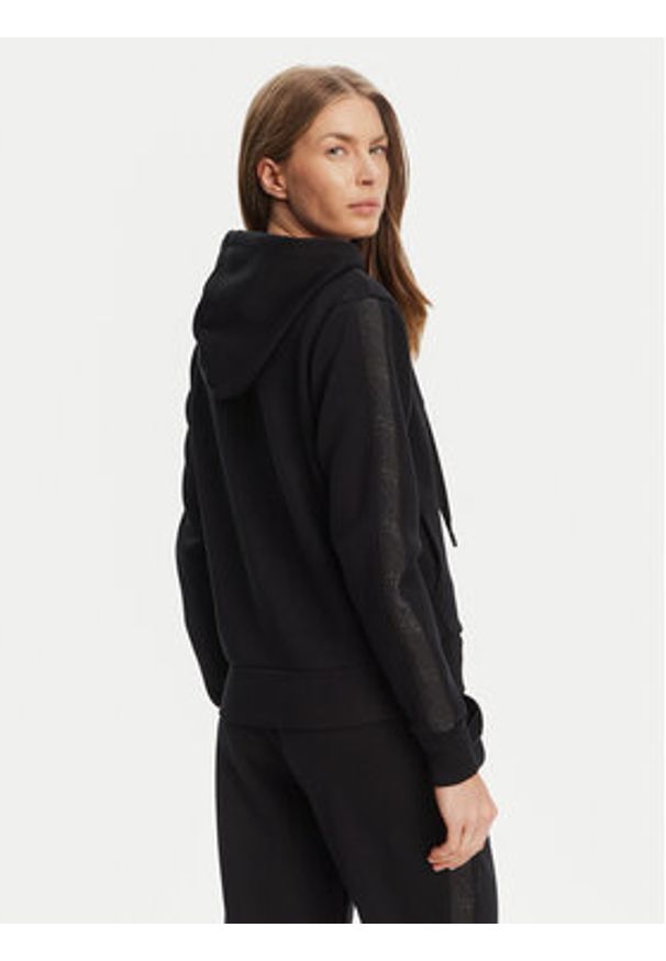 Guess Bluza W5YQ05 KBYE2 Czarny Regular Fit. Kolor: czarny. Materiał: syntetyk