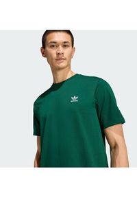 Adidas - adidas T-Shirt Trefoil Essentials KD1323 Zielony Regular Fit. Kolor: zielony. Materiał: bawełna #4