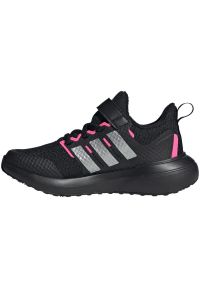 Adidas - Buty adidas FortaRun 2.0 El K Jr IG0418 czarne. Zapięcie: rzepy. Kolor: czarny. Materiał: guma. Szerokość cholewki: normalna. Model: Adidas Cloudfoam. Sport: bieganie #8