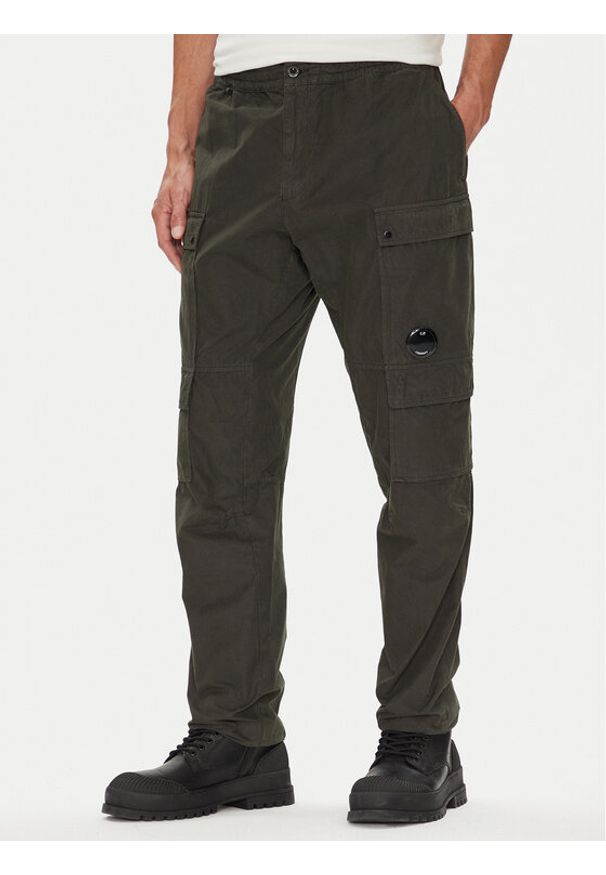 C.P. Company Spodnie materiałowe 19CMPA173A110324G Szary Regular Fit. Kolor: szary. Materiał: bawełna