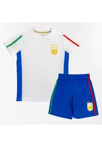 Strój FIGC Włochy. Kolor: biały. Materiał: poliester. Sport: piłka nożna #1