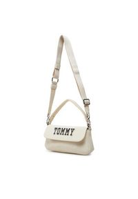 Tommy Jeans Torebka Tjw Everywhere Flap Crossover AW0AW17391 Beżowy. Kolor: beżowy. Materiał: skórzane #5