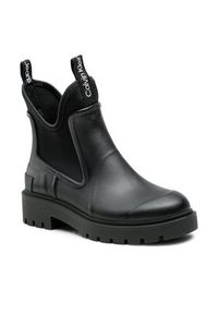 Calvin Klein Jeans Kalosze Mid Rainboot Chelsea YW0YW01034 Czarny. Kolor: czarny