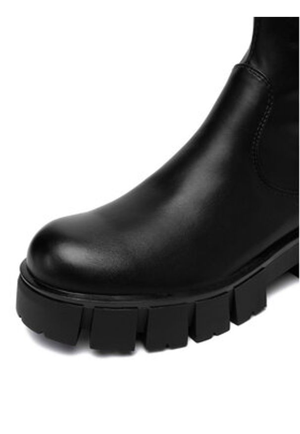 DeeZee Kozaki 60017-2 Czarny. Kolor: czarny. Materiał: syntetyk, materiał