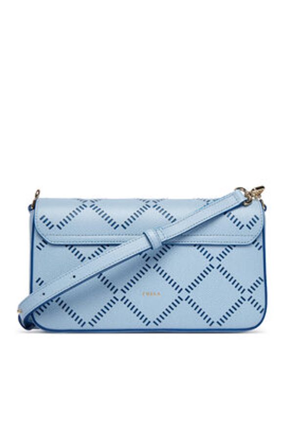 Furla Torebka Iride S WB01826 BX4424 CN 4785S Niebieski. Kolor: niebieski. Materiał: skórzane