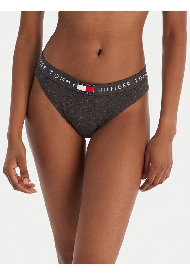 TOMMY HILFIGER - Tommy Hilfiger Figi klasyczne UW0UW06225 Szary. Kolor: szary. Materiał: bawełna