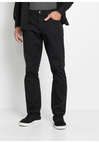 bonprix - Spodnie Regular Fit Straight. Kolor: czarny. Styl: klasyczny #1