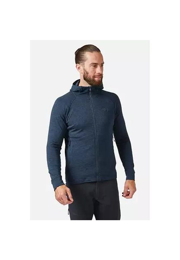 Bluza z kapturem męska Rab Nexus Hoody. Typ kołnierza: kaptur. Kolor: czarny