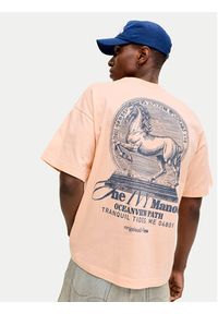Jack & Jones T-Shirt Maine 12291780 Różowy Regular Fit. Kolor: różowy. Materiał: bawełna #3
