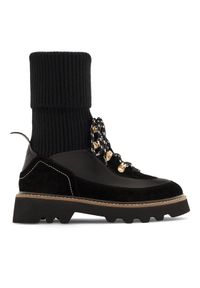Badura Botki STARK-06W4-023 Czarny. Kolor: czarny. Materiał: materiał #1
