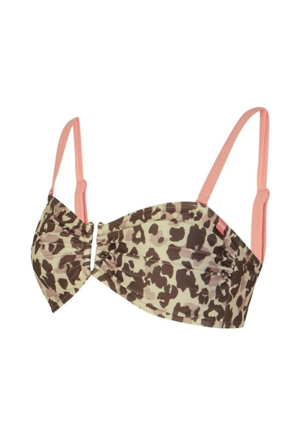 Regatta - Góra od stroju kąpielowego damska Aceana III. Kolor: brązowy. Materiał: poliester