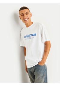 Jack & Jones - Jack&Jones T-Shirt Alvis 12256803 Biały Standard Fit. Kolor: biały. Materiał: bawełna #7