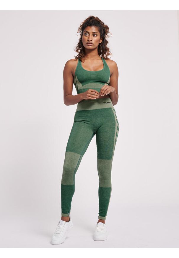 Stanik fitness cardio Hummel hmlClea. Kolor: szary. Styl: sportowy