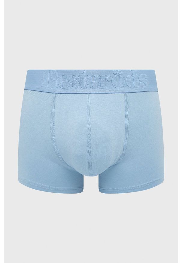Resteröds Bokserki (5-pack) męskie kolor niebieski. Kolor: niebieski. Materiał: włókno, bawełna