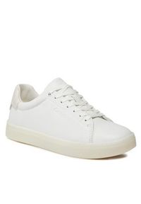 Calvin Klein Sneakersy Cupsole Lace Up Pearl HW0HW01897 Biały. Kolor: biały