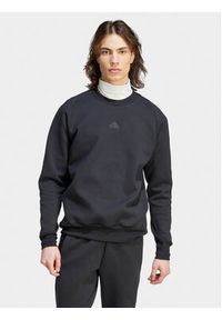 Adidas - adidas Bluza Z.N.E. Premium IN5109 Czarny Loose Fit. Kolor: czarny. Materiał: bawełna #7