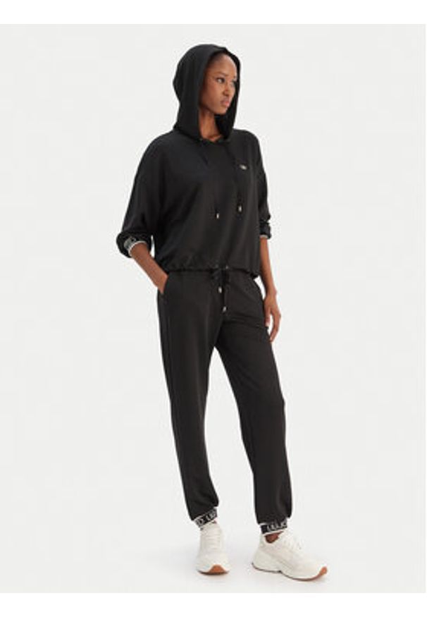 Liu Jo Sport Bluza TF5285 J4747 Czarny Regular Fit. Kolor: czarny. Materiał: syntetyk. Styl: sportowy
