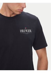 TOMMY HILFIGER - Tommy Hilfiger T-Shirt Stack MW0MW39355 Granatowy Regular Fit. Kolor: niebieski. Materiał: bawełna