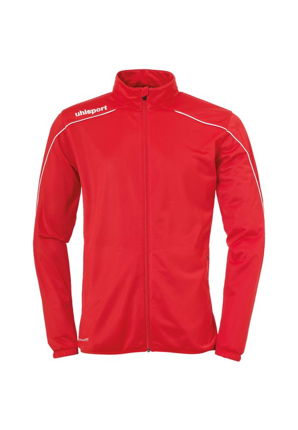 UHLSPORT - Kurtka Uhlsport Stream 22. Kolor: czerwony, biały, wielokolorowy. Materiał: tkanina, dresówka. Sport: fitness, piłka nożna
