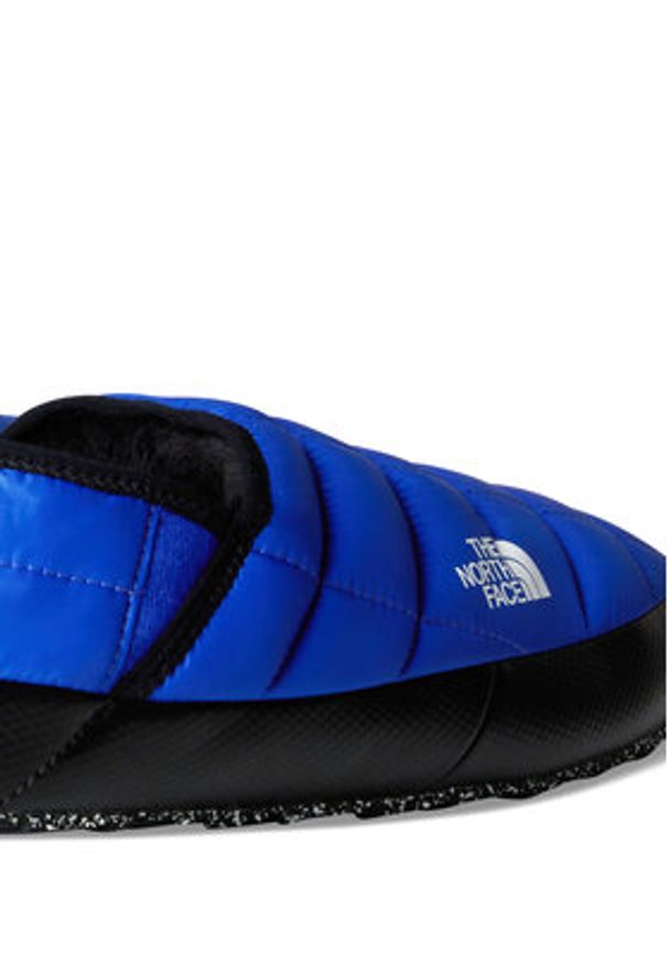The North Face Kapcie M Thermoball Traction Mule V NF0A3UZNG781 Niebieski. Kolor: niebieski. Materiał: materiał